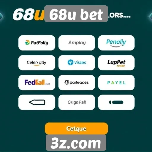 Métodos de pagamento oferecidos pelo 68u bet