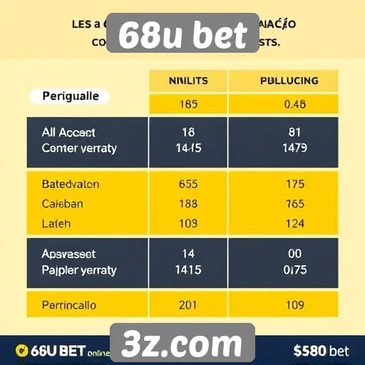 Comparação entre 68u bet e concorrentes do mercado
